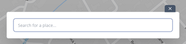 Map My Distance - Search Popup